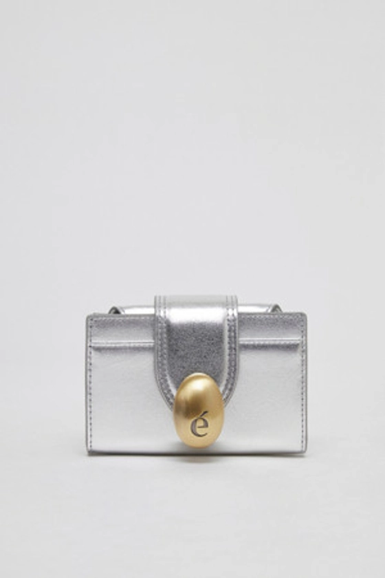 Egg lock wallet(Silver spoon)