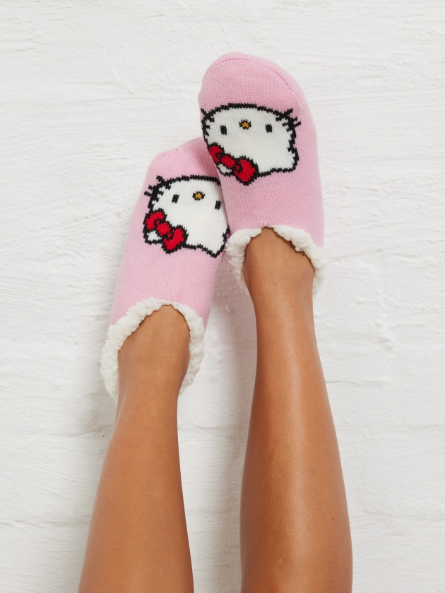 Hello Kitty Snuggle Sock Pink - Jay Jays Online