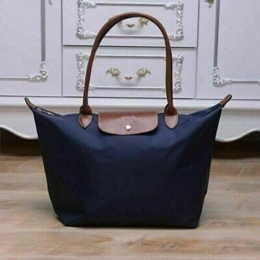 Longchamp Handbag -Dark Blue Large | eBay