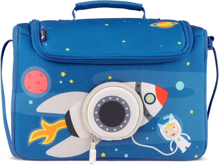 tonies Listen & Play Bag - Blast Off, Carry Bag to Store Toniebox, Headphones, Charging Station, and Six or More, Kid's Gifts