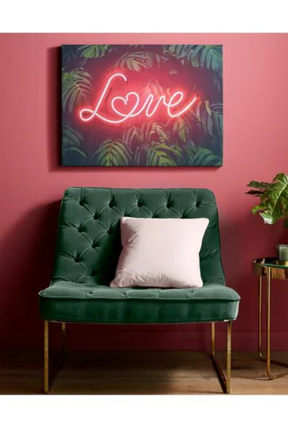 Buy Art For The Home Tropical Neon Love Wall Art from the Next UK online shop