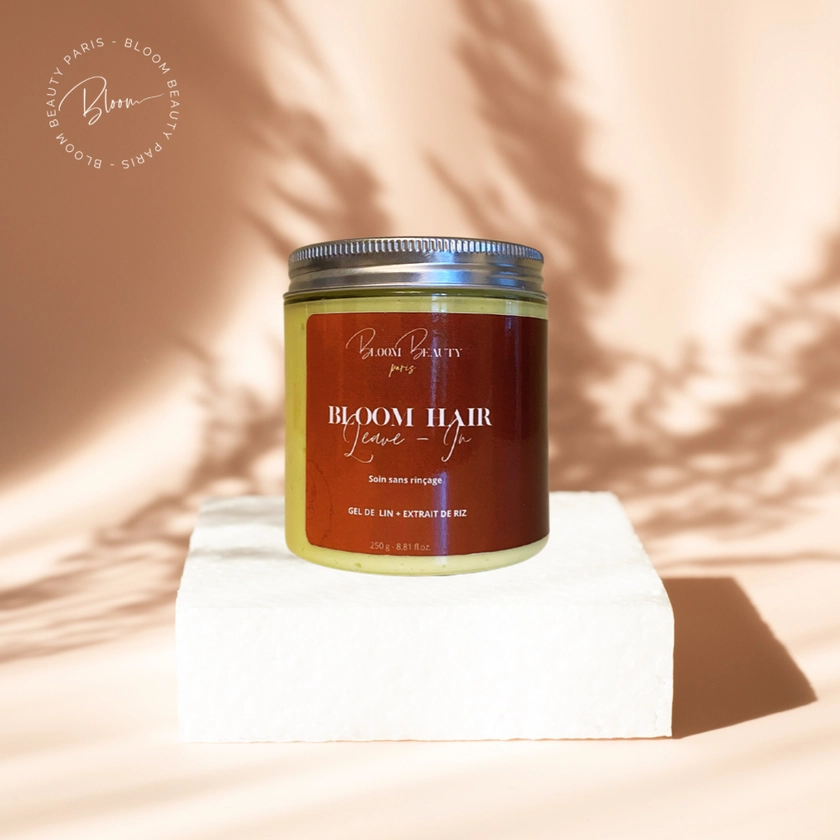 Leave-In au Gel de lin et au Riz - Bloom Beauty Paris