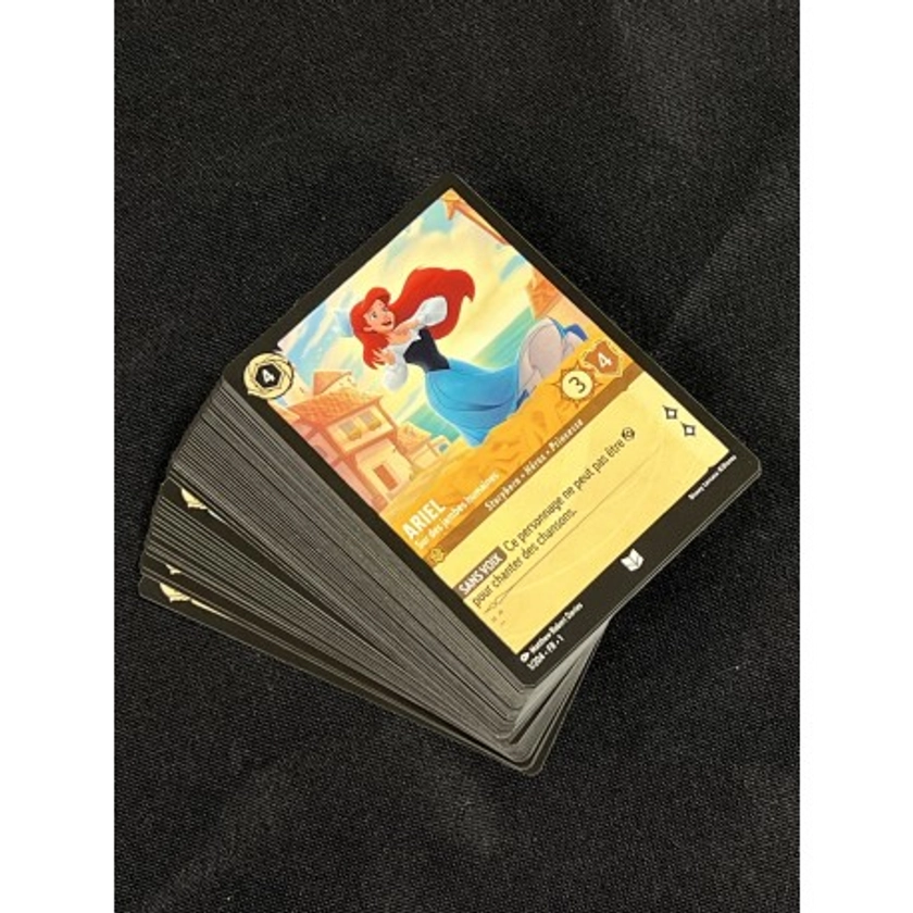 Collection des 54 cartes inhabituelles Disney Lorcana