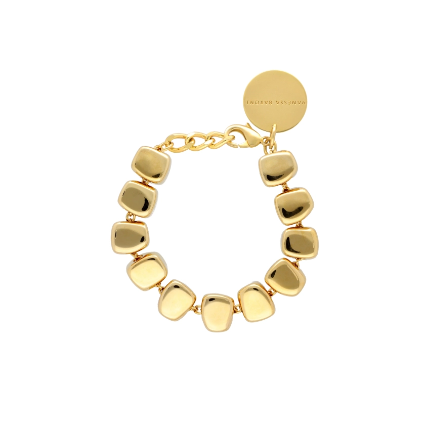 Mini Organic Shaped Bracelet Gold