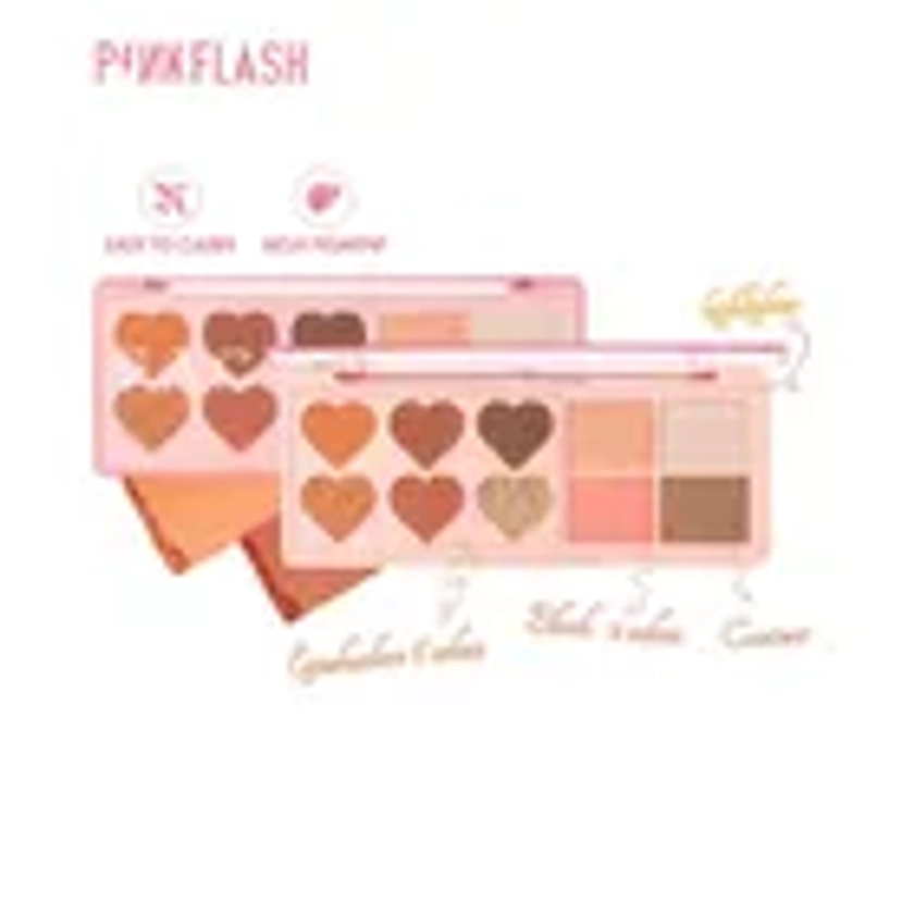 PINKFLASH - Highlighter Blusher Multi Palette - 3 Colors | YesStyle