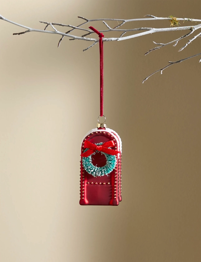 Red Postbox Hanging Decoration | M&S Collection | M&S