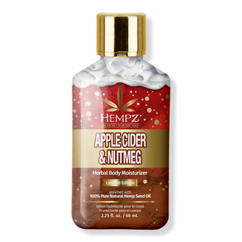 2.25 oz Limited Edition Apple Cider & Nutmeg Herbal Body Moisturizer - Hempz | Ulta Beauty