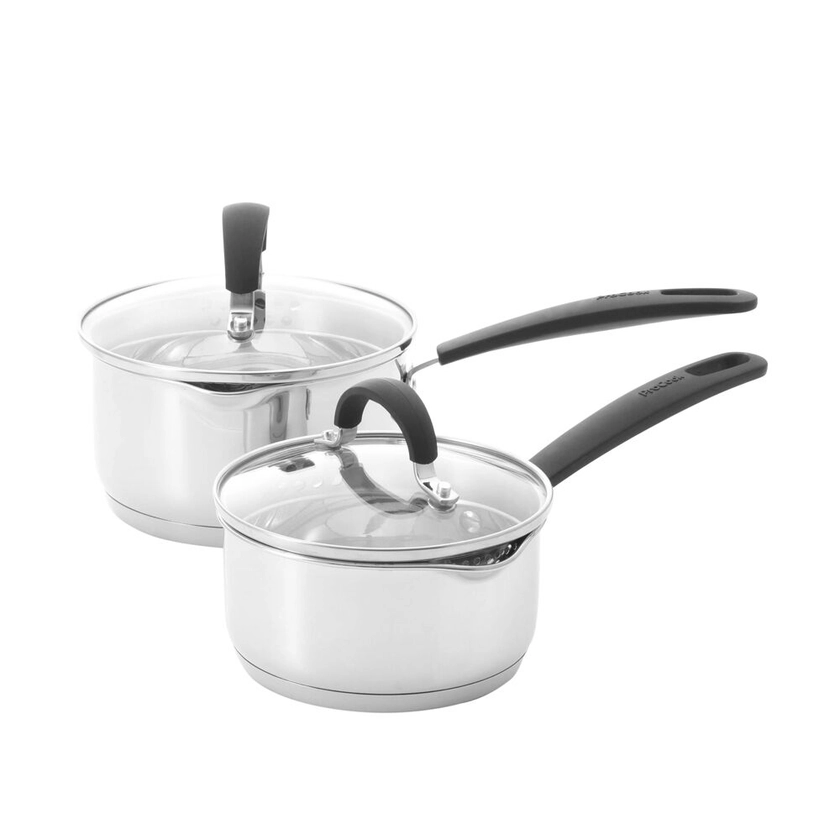 Gourmet Stainless Steel Saucepan Set 2 | ProCook