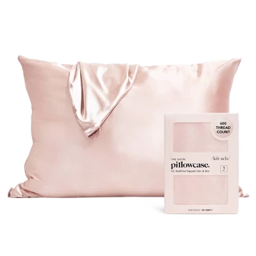 Kitsch Satin Pillowcase - Pink