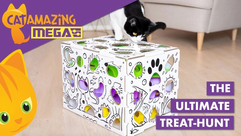 Cat Amazing - MEGA Interactive Cat Toy and Puzzle Feeder - Katzenworld Shop