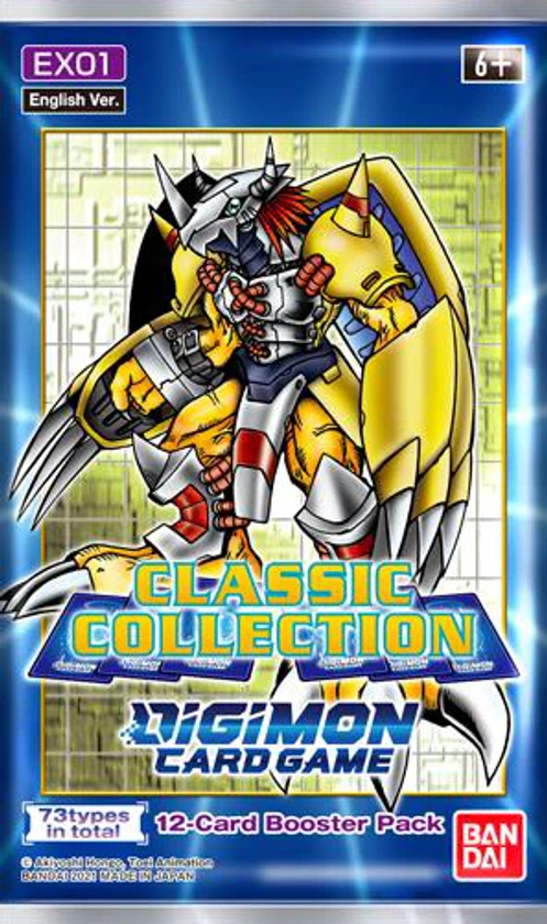 DIGIMON CARD GAME CLASSIC COLLECTION BOOSTER  (Release Date:  Q1 2022)
