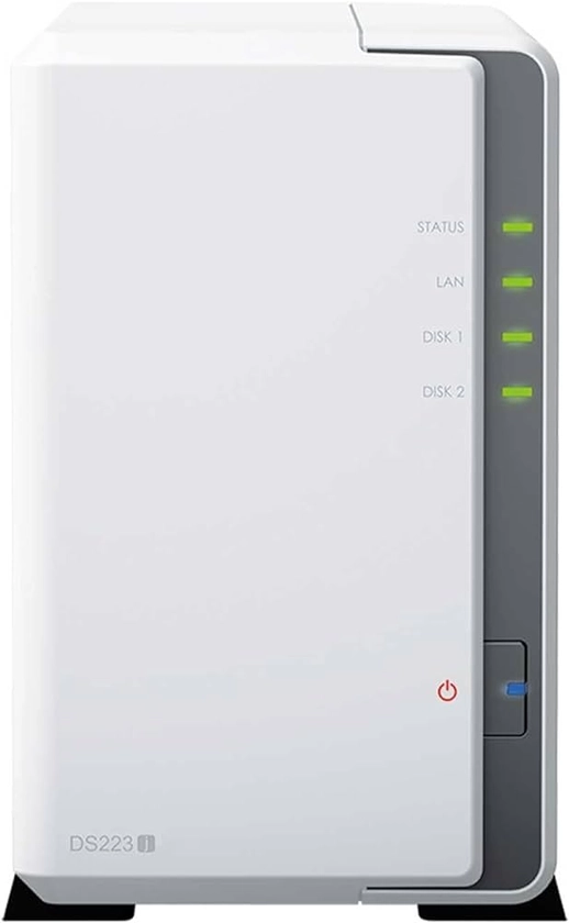 Synology DS223J NAS de Bureau 2 Baies, Blanc