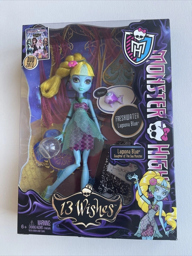 2013 ~ Monster High 13 wishes Lagoona Blue ~ RETIRED