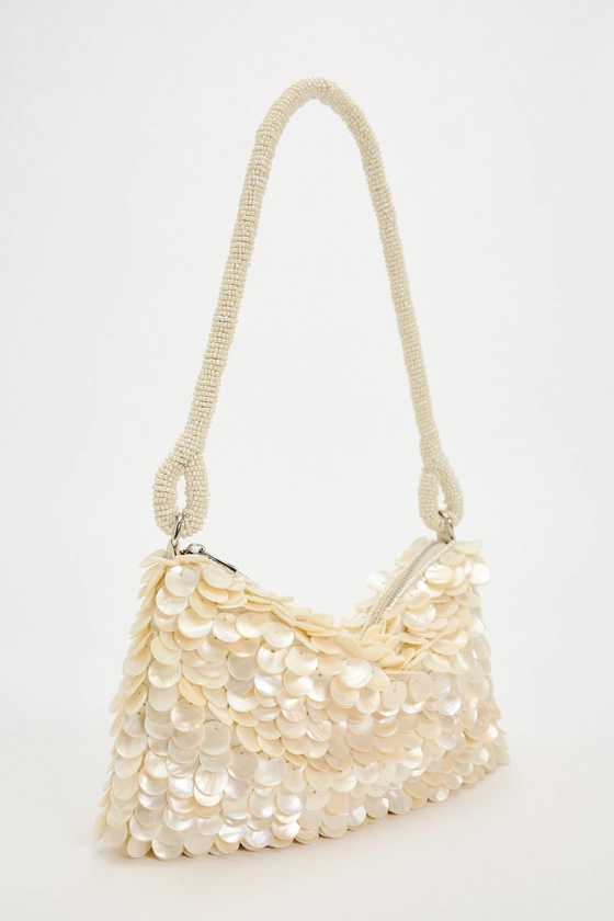 BEADED SHOULDER BAG