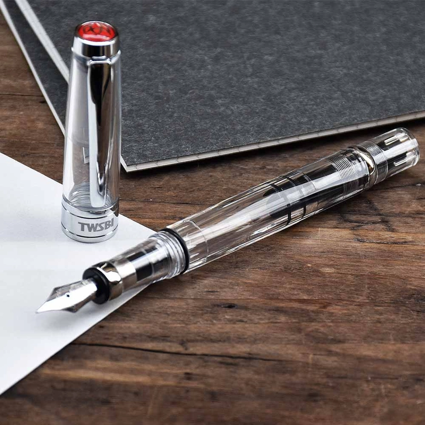 TWSBI Diamond 580AL SILVER piston fountain pen