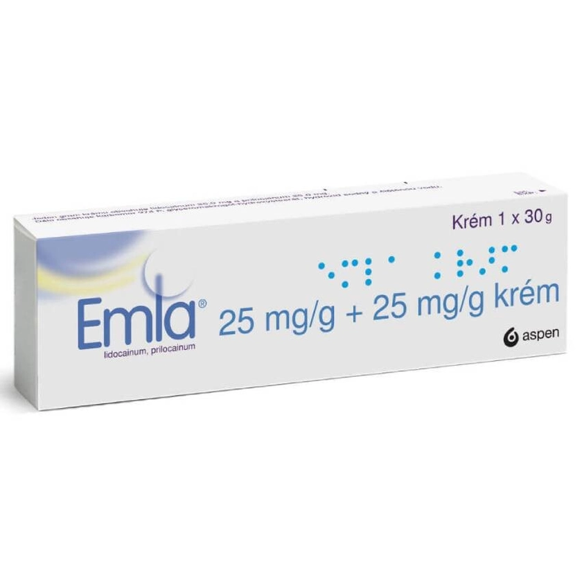 EMLA 25MG/G+25MG/G krém 1X30G - skladem | BENU.cz