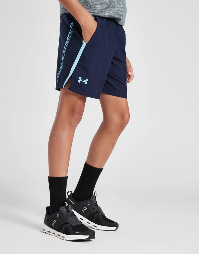 Blue Under Armour Launch Shorts Junior | JD Sports UK 