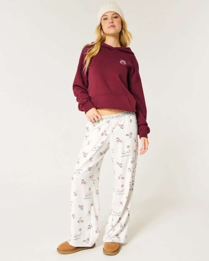 Women's 24/7 Baggy Flannel Pajama Pants | Women's Bottoms | HollisterCo.com