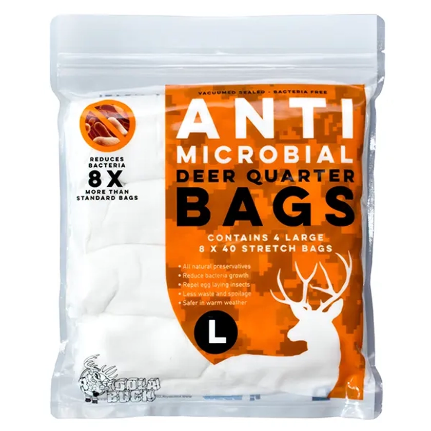 Anti-microbial Deer, Antelope Large Quarter Bags