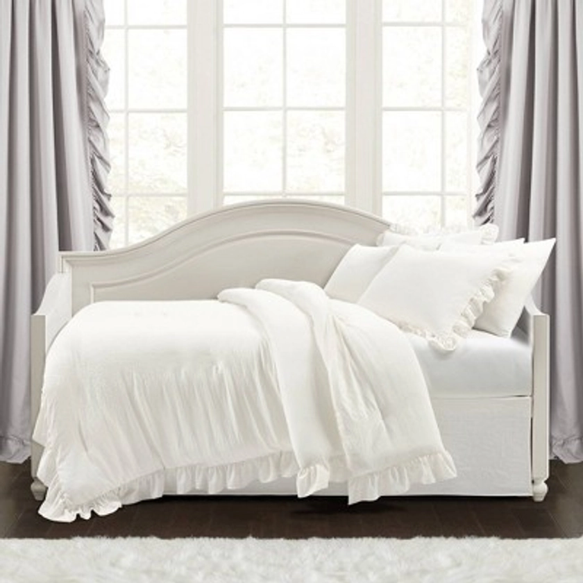 6pc Reyna Daybed Cover Set White - Lush Décor