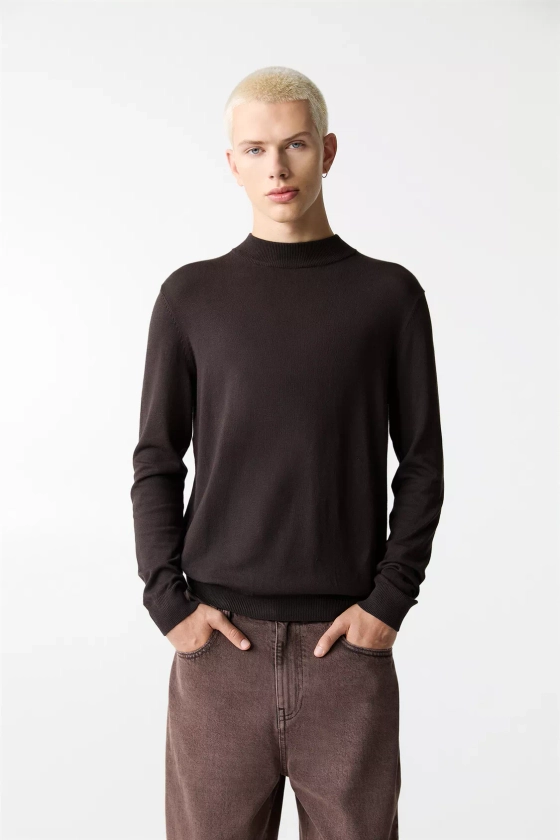 Pull col montant - pull&bear