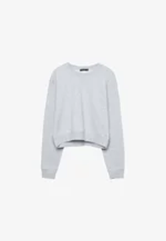 BASIC CROPPED - Sweatshirt - grey