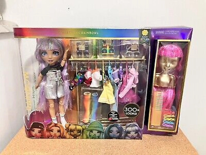 NIB Rainbow High Fashion Studio with Avery Styles Fashion Doll Playset