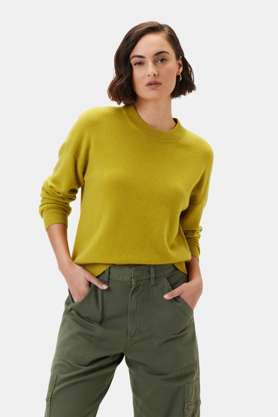 Pearl Cashmere Sweater - Pistachio