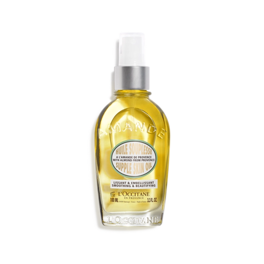 Natural & Moisturising Almond Supple Skin Oil 100ml | L'OCCITANE UK