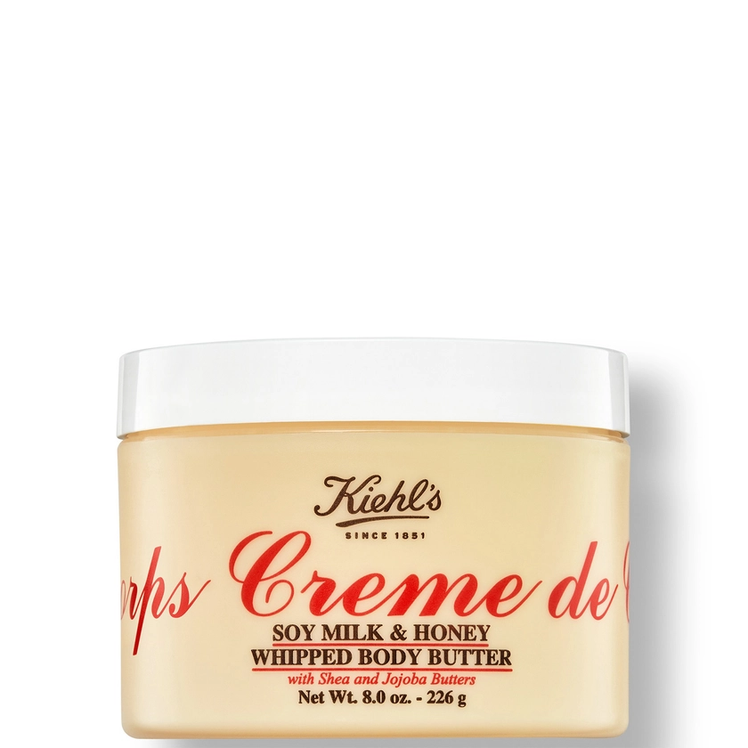 Kiehl's Creme de Corps Soy Milk & Honey Whipped Body Butter 226g | CultBeauty