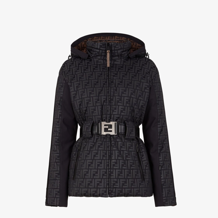 Ski Jacket - Ski jacket in black nylon | Fendi