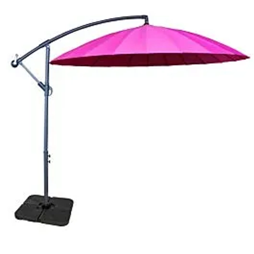 Royalcraft 3m Shangahi Cantilever Parasol - Pink