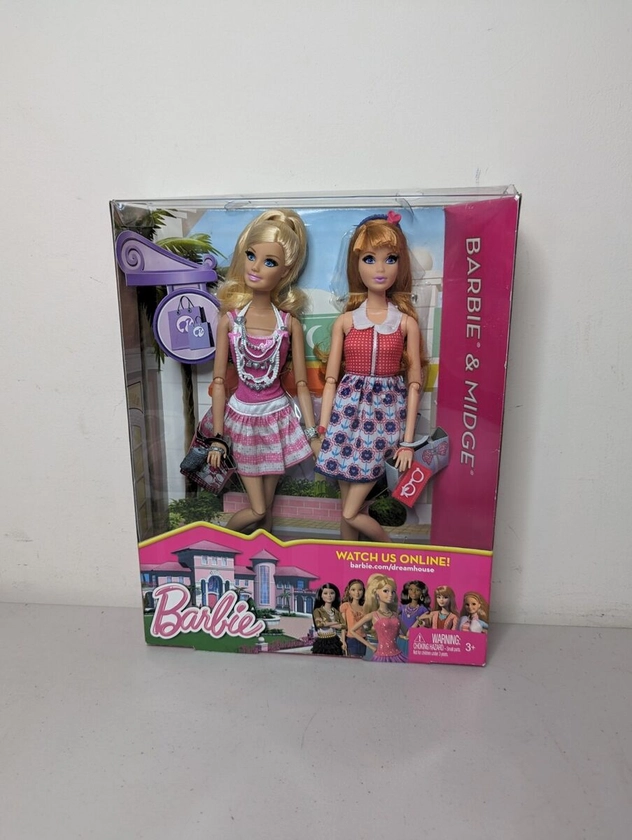 Barbie Life in The Dreamhouse Doll Barbie & Midge Mattel Y7448 NRFB
