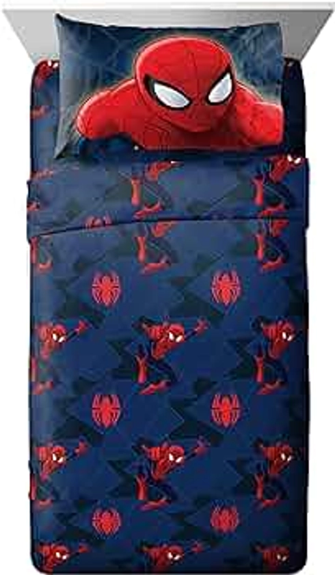 Jay Franco Marvel Spiderman 'Saving The Day' Microfiber 3 Piece Twin Sheet Set