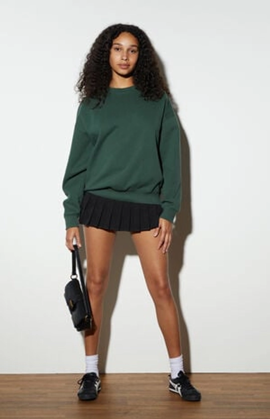 PacSun Core Washed Crew Neck Sweatshirt | PacSun