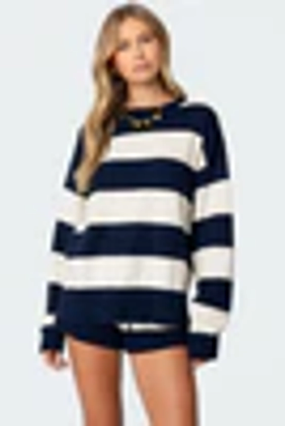 Riley Oversized Striped Sweater