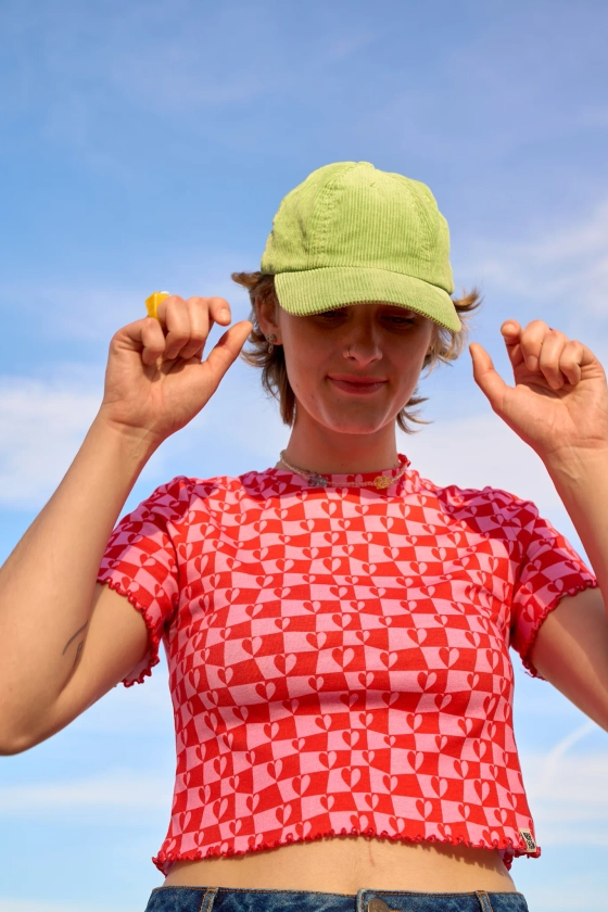 Cap: ORGANIC CORDUROY - Pickle Green