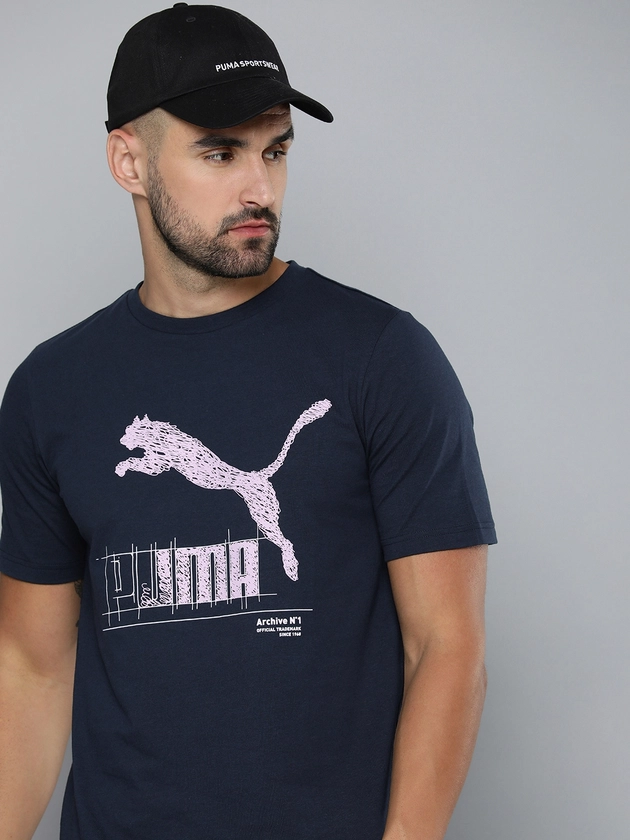 Puma BRAND LOVE Printed Pure Cotton T-shirt