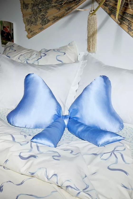 Big Bow Satin Pillow