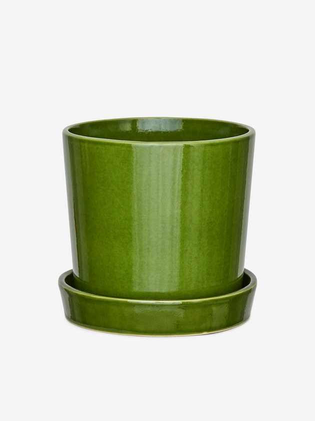 Stoneware Pot 22 cm - Green - ARKET FI