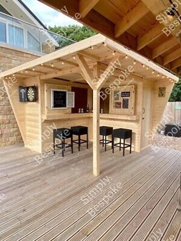 HIDEAWAY GARDEN BAR SUMMER PARTY MAN CAVE SHELTER MADE TO MEASURE | eBay
