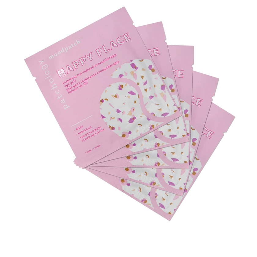 Patchology Moodpatch "Happy Place" Inspiring Tea-Infused Aromatherapy Eye Gels | Space NK