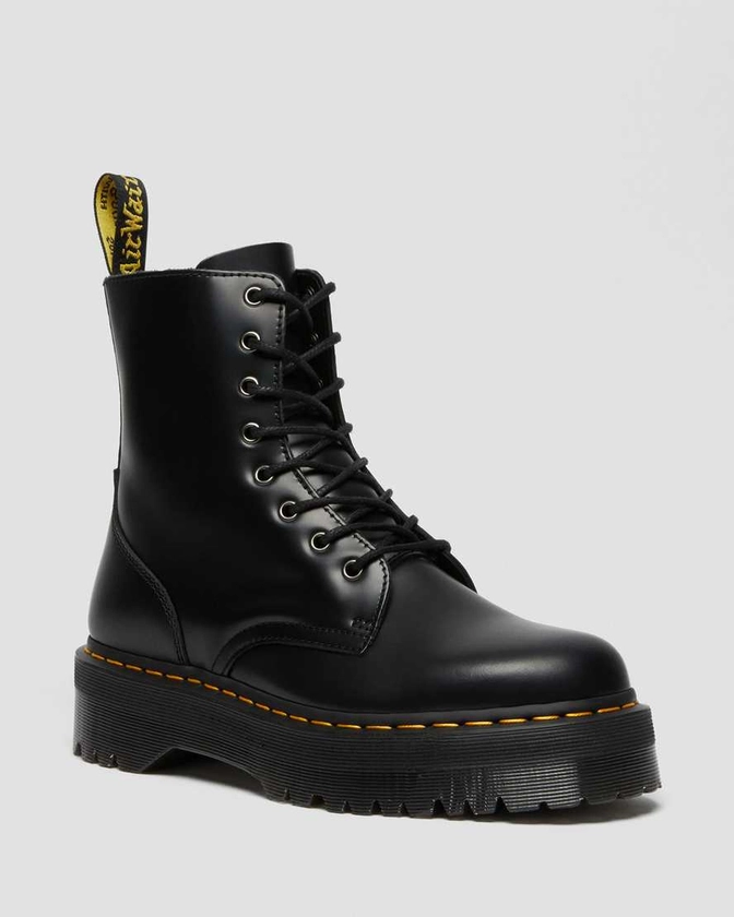 Boots plateformes Jadon en cuir Smooth en Noir | Dr. Martens