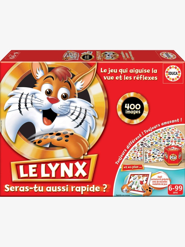Jeu de société Le Lynx 400 images EDUCA - rouge
