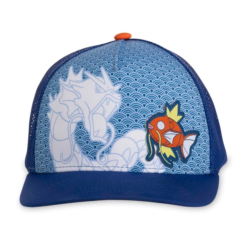 Magikarp & Gyarados Waves Snapback Hat (One Size-Adult)