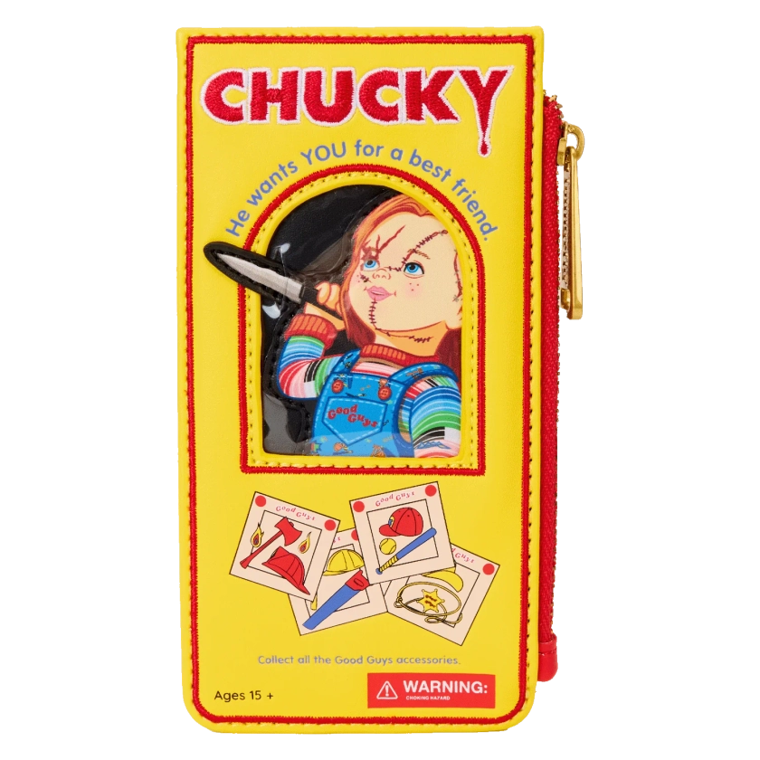 CHUCKY BOX LARGE CARDHOLDER - CHILD'S PLAY