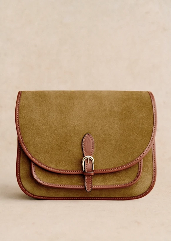 Tasche Grand Roméo - Taupe mehrfarbig - Leder - Sézane