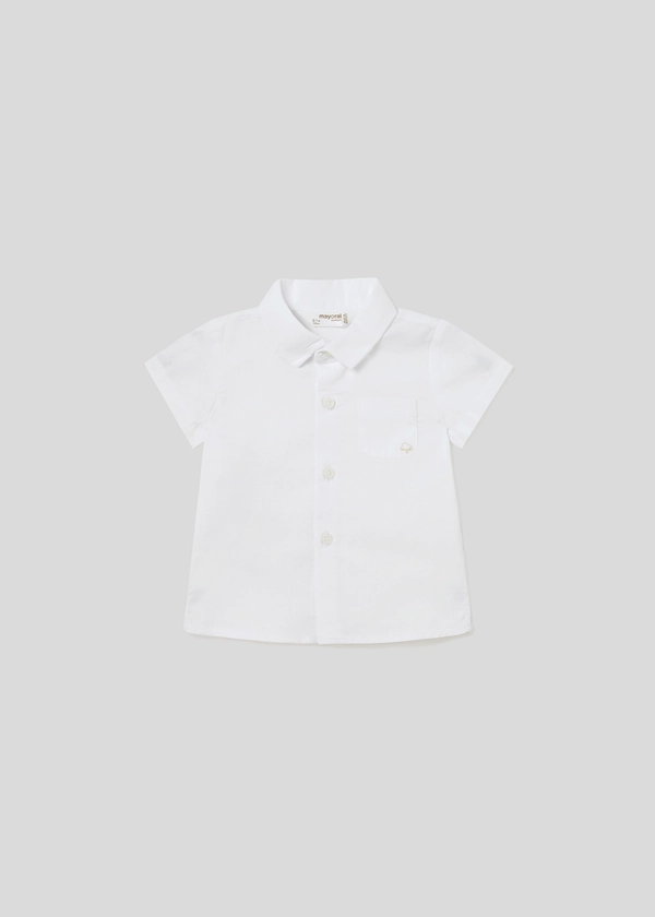 Camisa bolsillo recién nacido Blanco | Mayoral ®