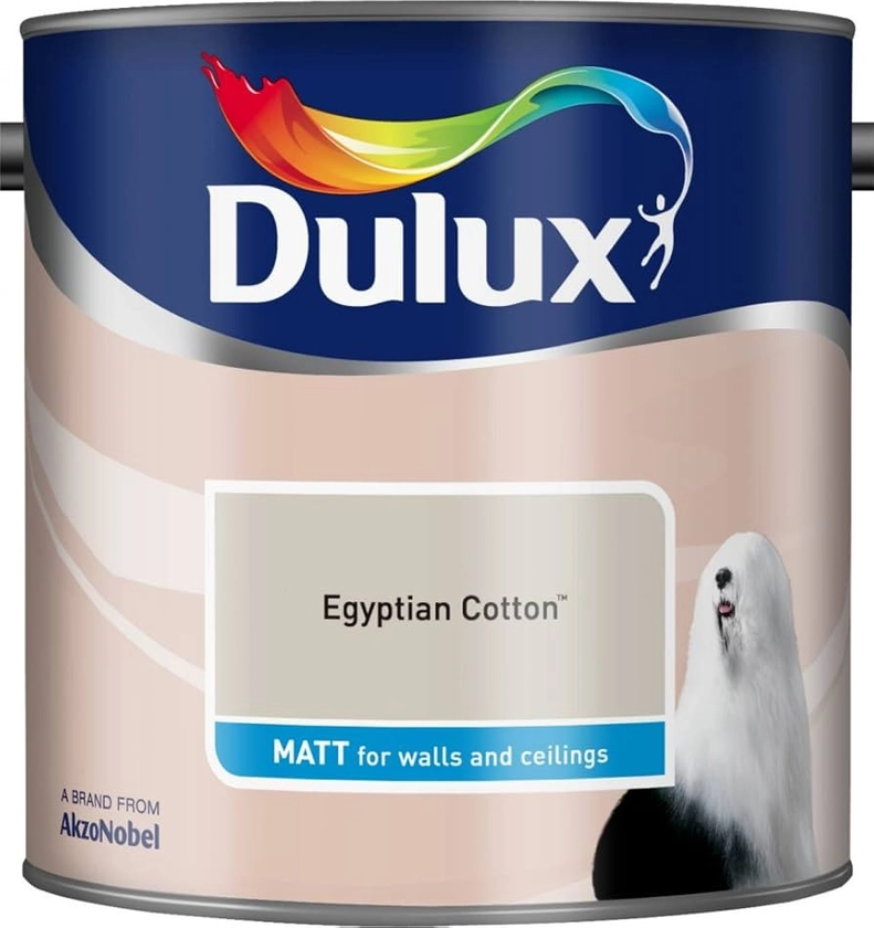 Dulux Matt 2.5L Egyptian Cotton