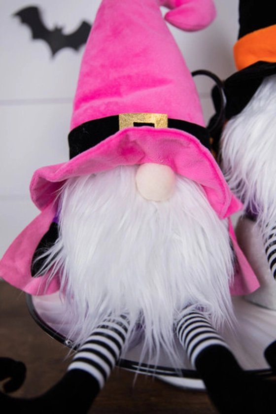 22” Plush Witch Gnome - Pink